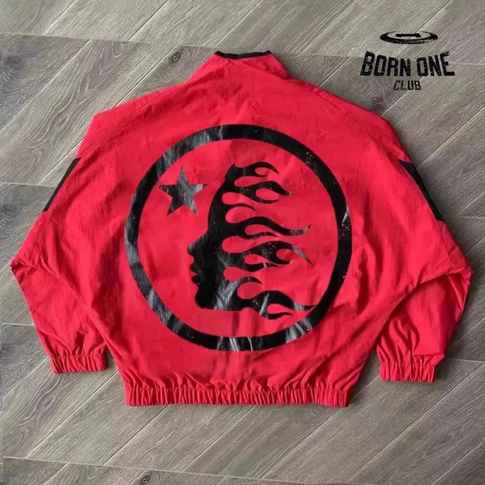 Hellstar Conjunto de jaqueta calça