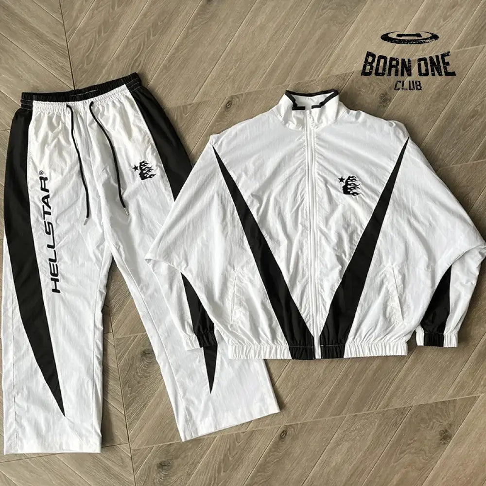Hellstar Conjunto de jaqueta calça