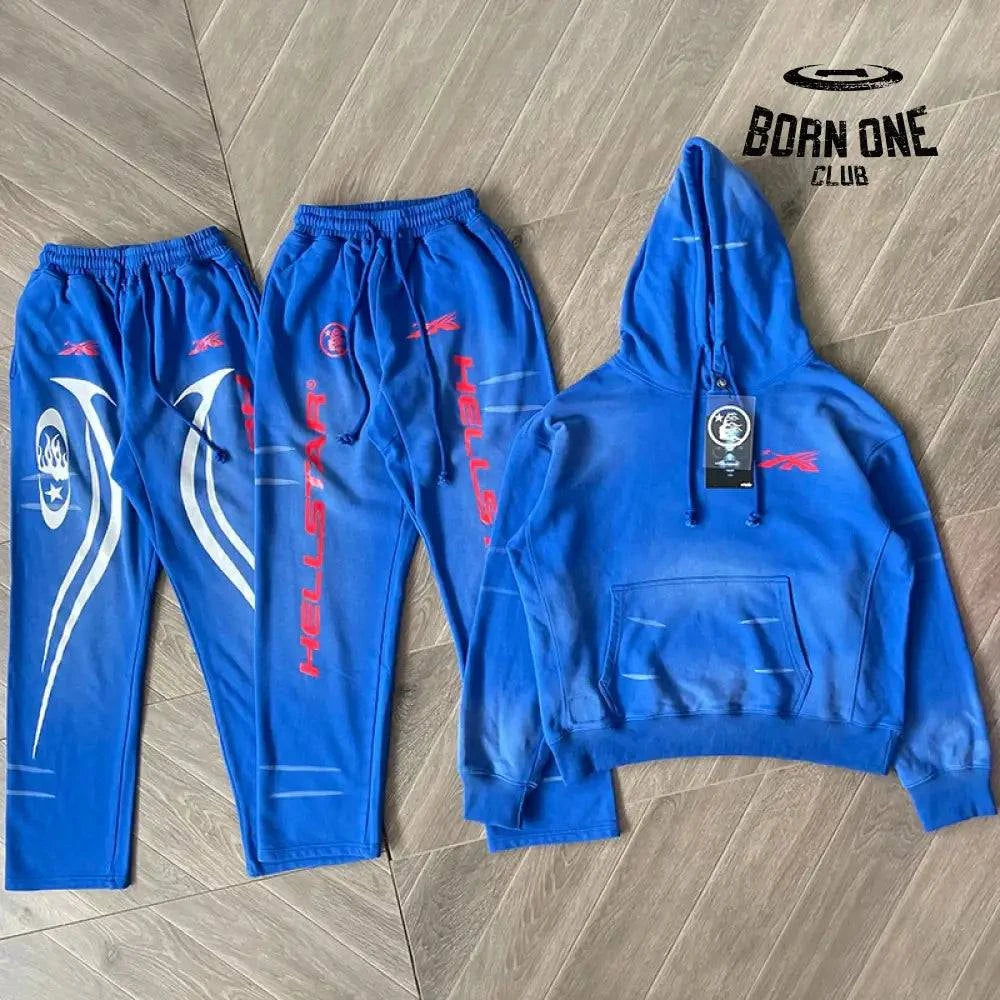 Hellstar Moletom Calça Conjunto