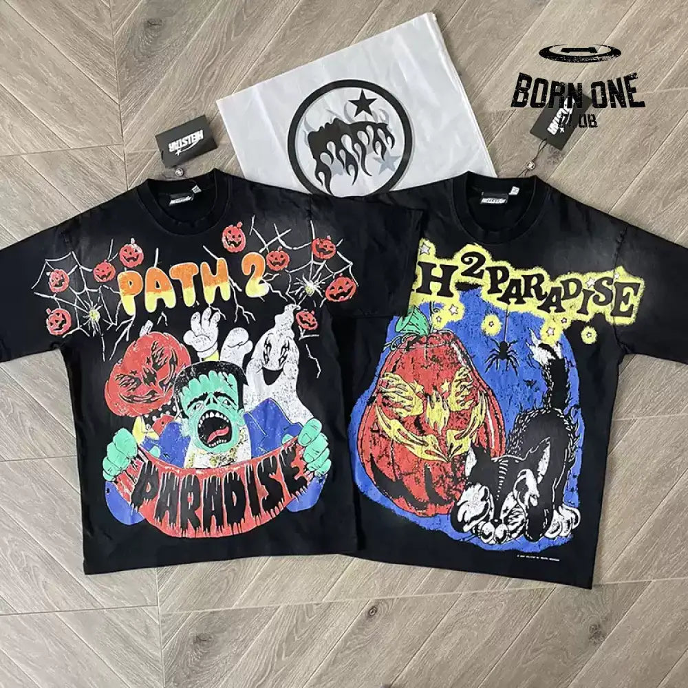 Hellstar Studios Halloween 1996 Tee Camiseta