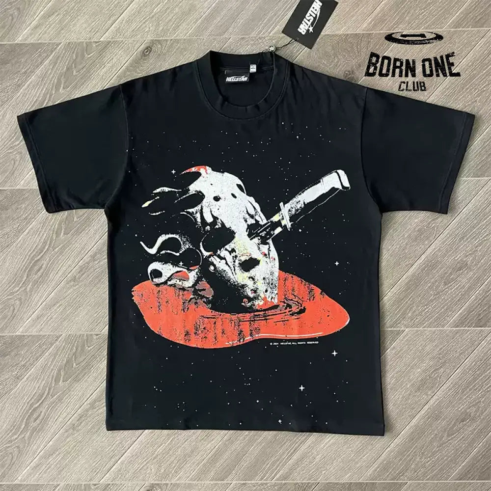 Hellstar Studios Halloween Skull Camiseta