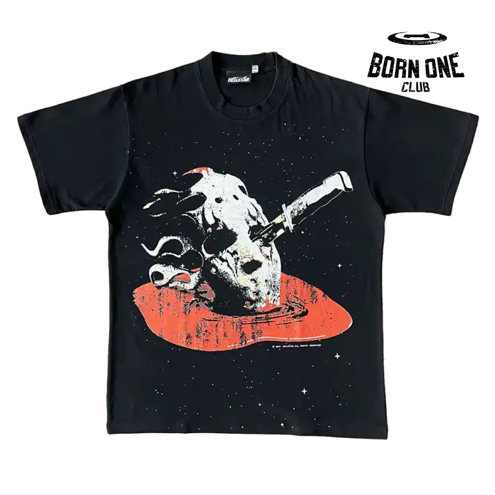 Hellstar Studios Halloween Skull Camiseta