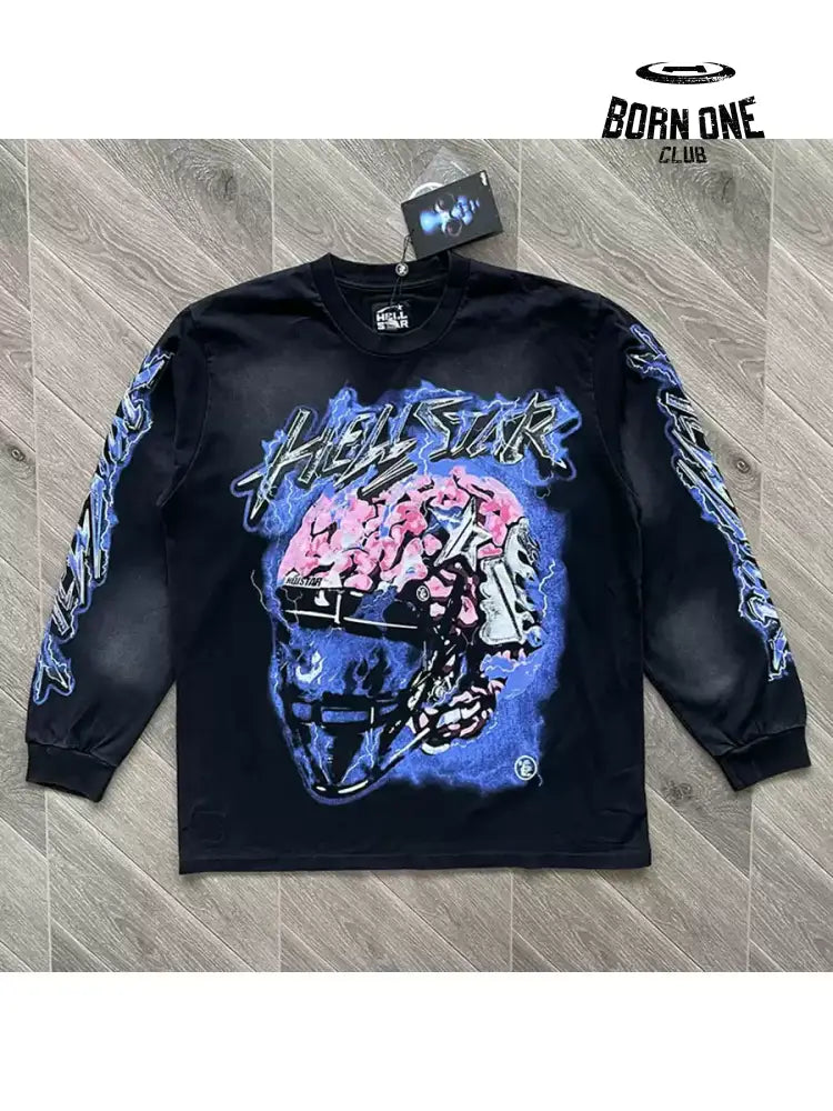 Hellstar Studios Powered By The Star Tee Camiseta Manga Longa