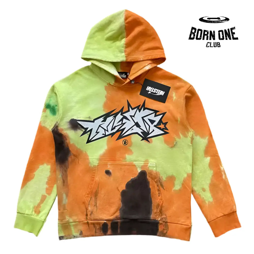 hellstar Studios UNRELEASED Crack paint Hoodie Moletom