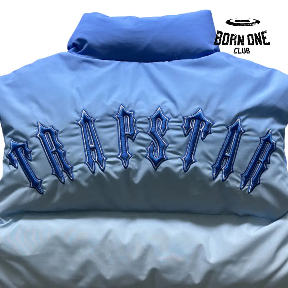 Jaqueta Colete Trapstar Irongate Badge Gilte Ice Blue