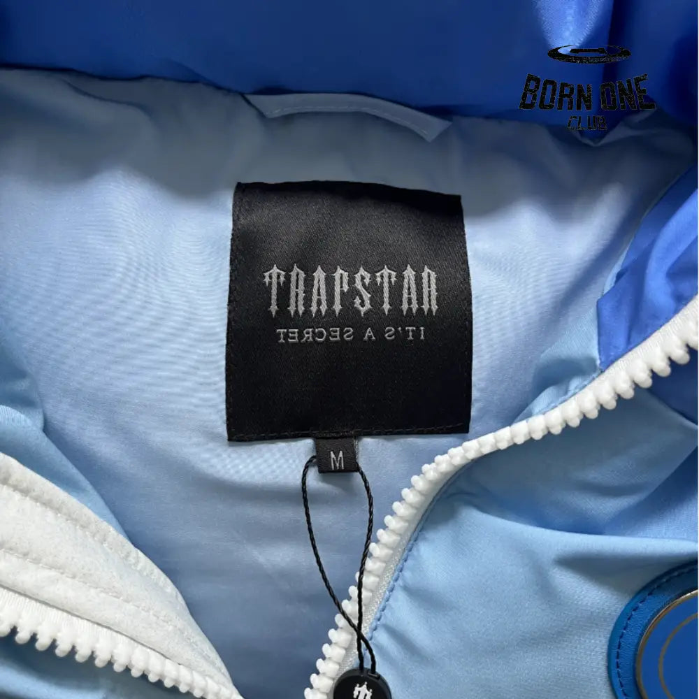 Jaqueta Colete Trapstar Irongate Badge Gilte Ice Blue