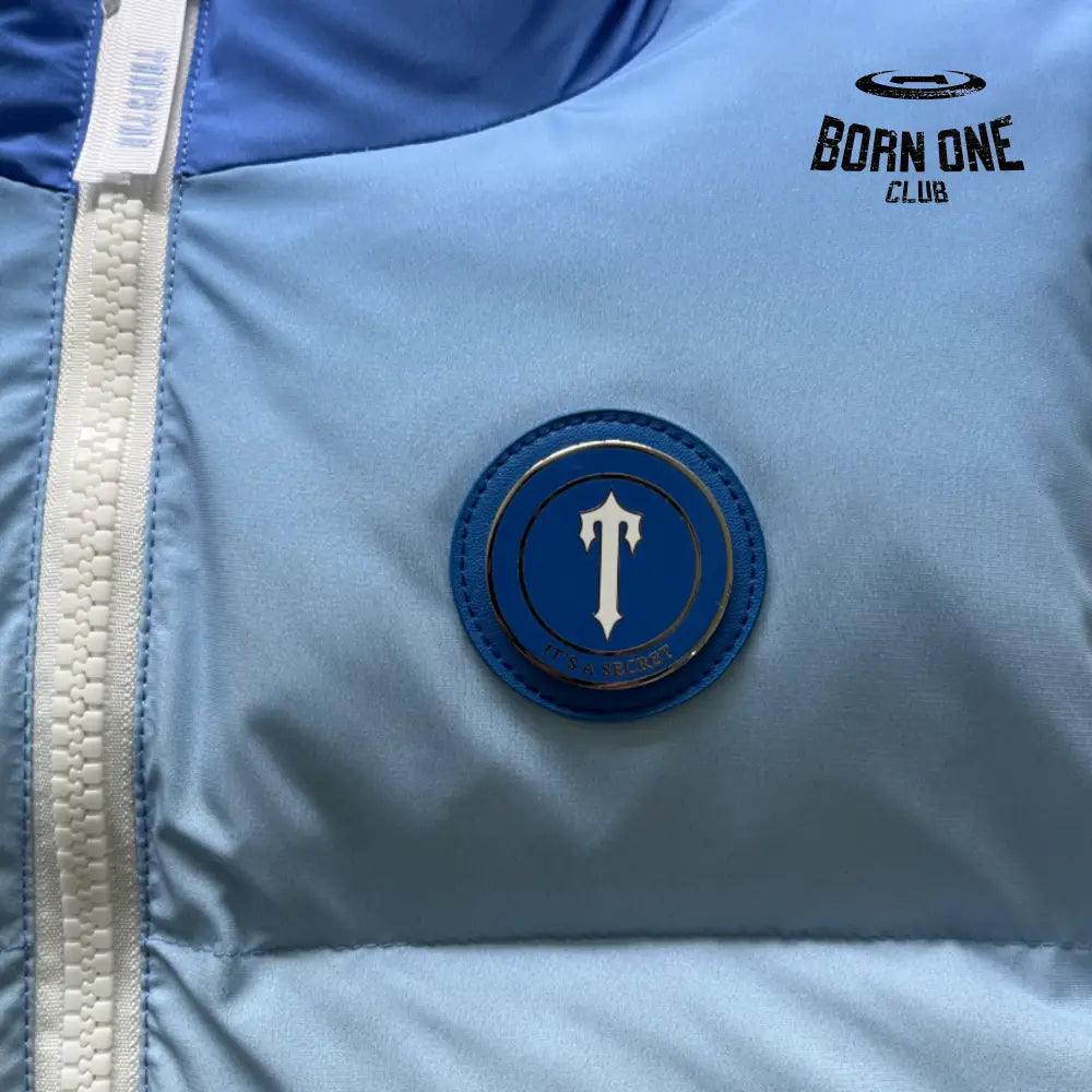 Jaqueta Colete Trapstar Irongate Badge Gilte Ice Blue