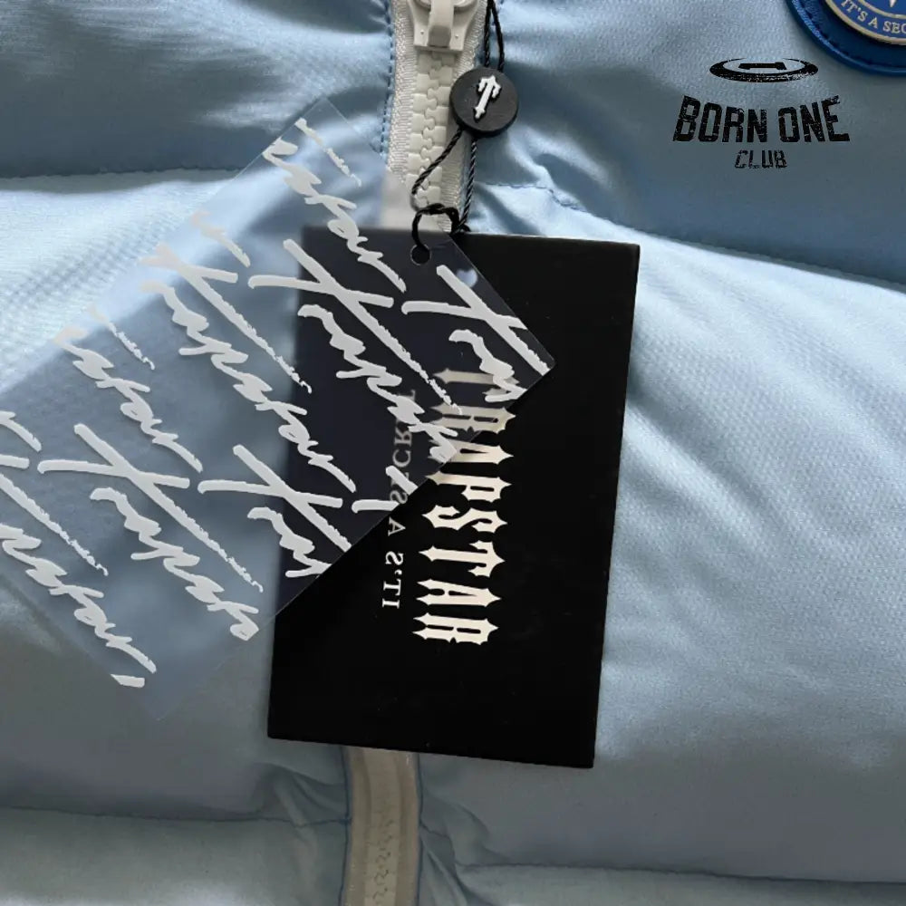 Jaqueta Colete Trapstar Irongate Badge Gilte Ice Blue