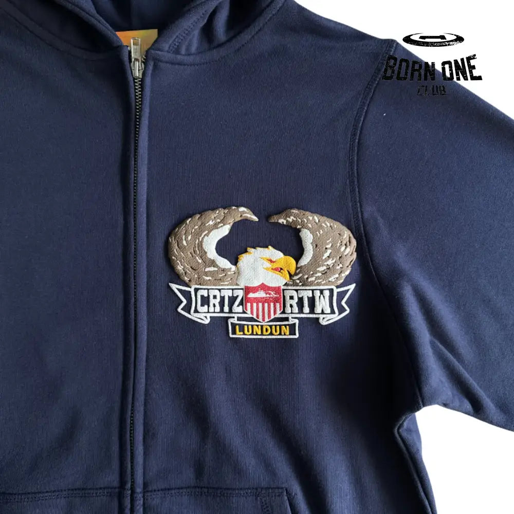 Jaqueta Corteiz Eagle Three Dimensional Print Hoodie