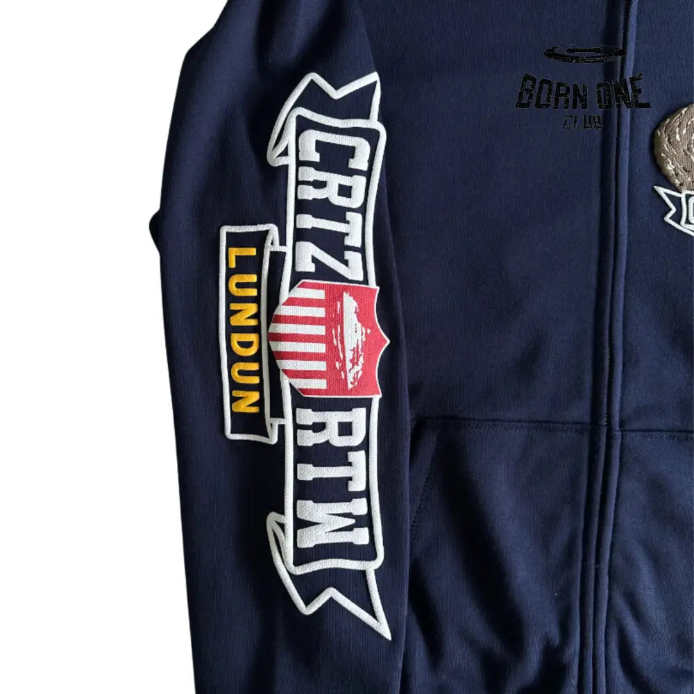 Jaqueta Corteiz Eagle Three Dimensional Print Hoodie