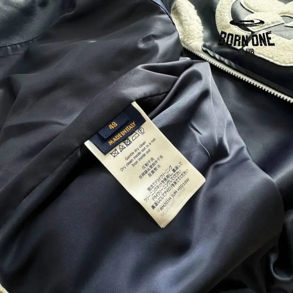 Jaqueta Louis Vuitton Leather Mix Teddy