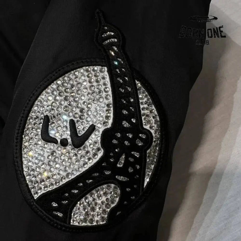 Jaqueta Louis Vuitton ’LV Lovers’ Nylon Crystal Baseball