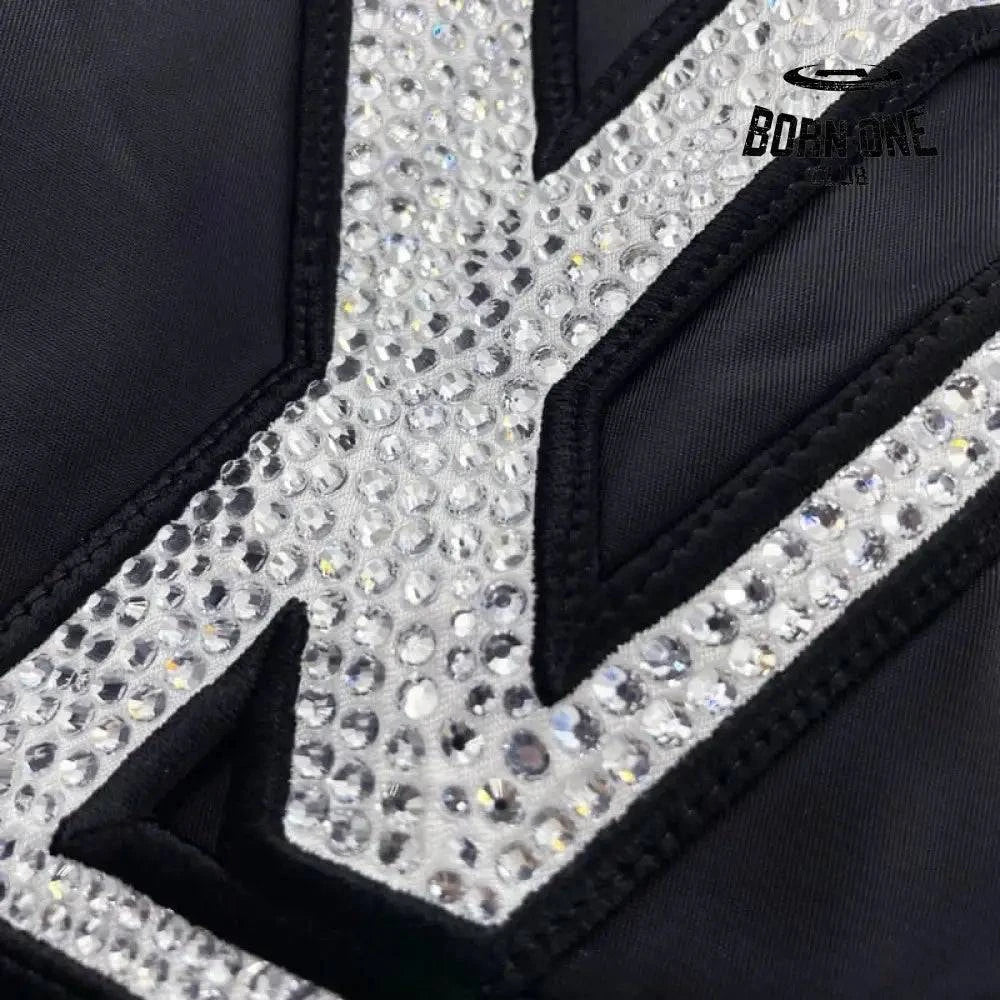 Jaqueta Louis Vuitton ’LV Lovers’ Nylon Crystal Baseball