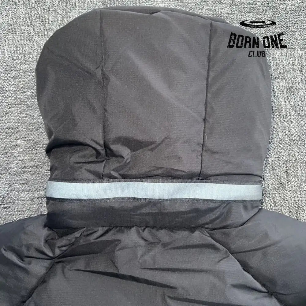 Jaqueta Puffer Synaworld Preto/Azul