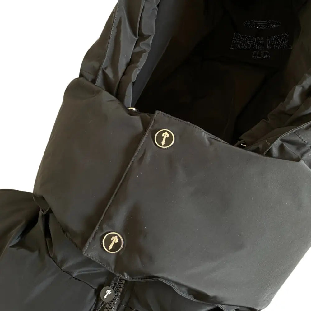 Jaqueta Trapstar Black Irongate Detachable Hood