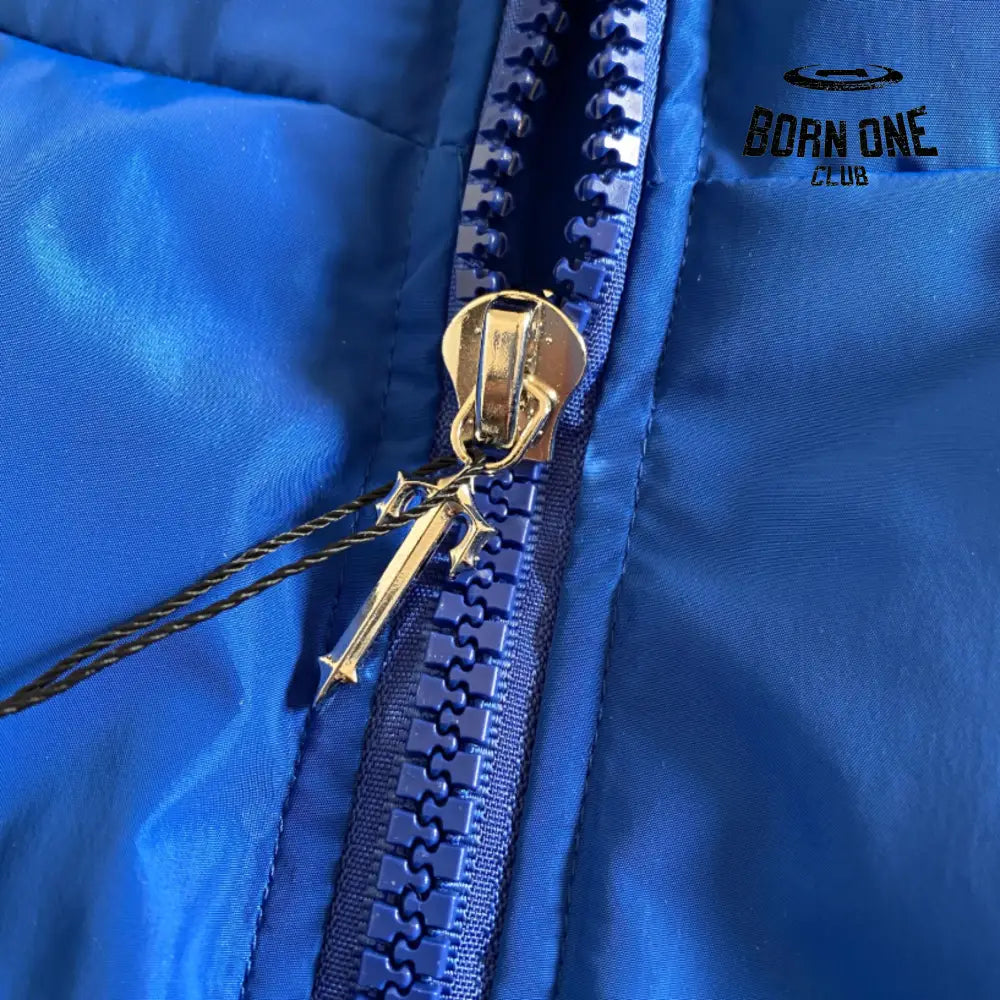 Jaqueta Trapstar Blue Irongate Detachable Hood