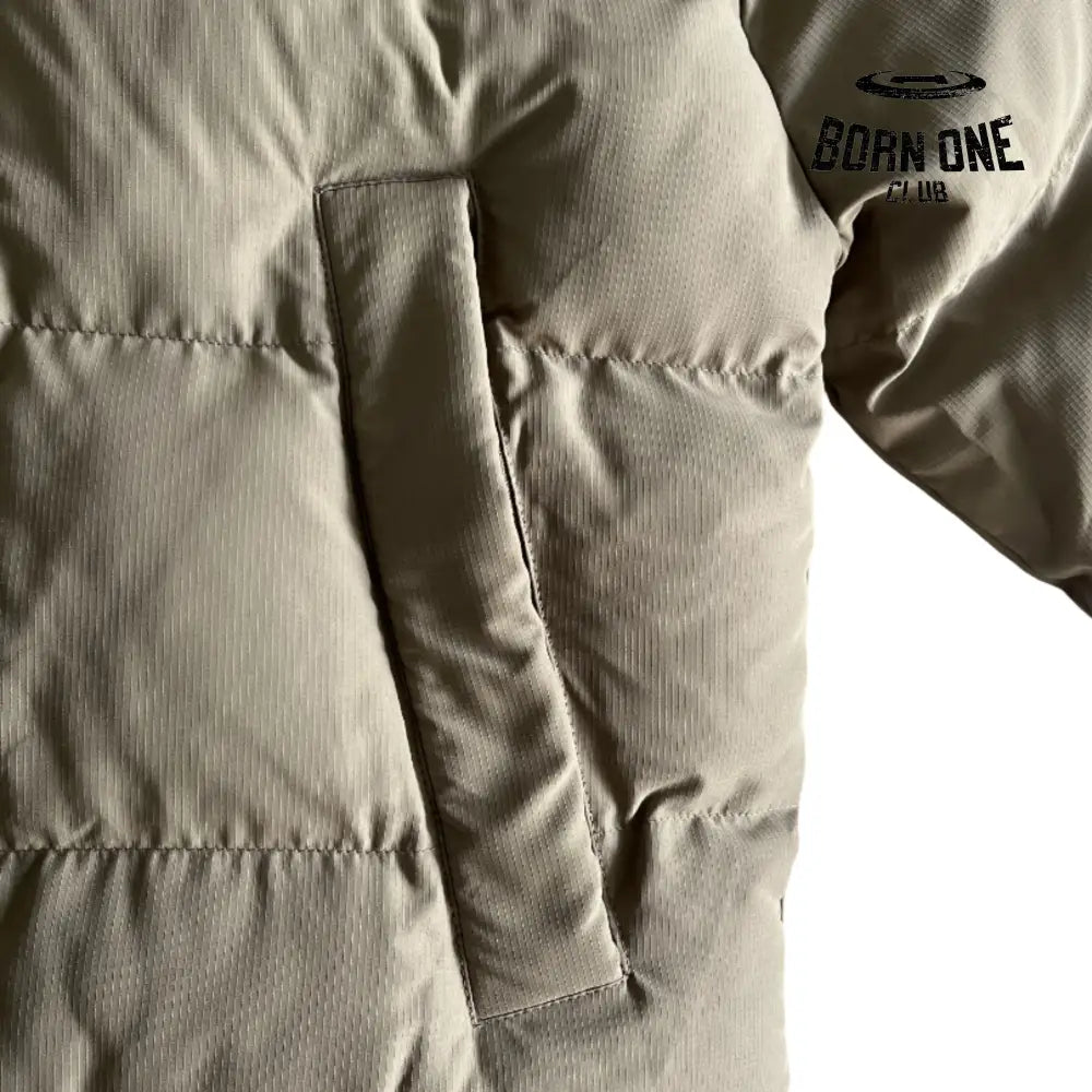 Jaqueta Trapstar Decoded Hooded Puffer 2.0 Brindle
