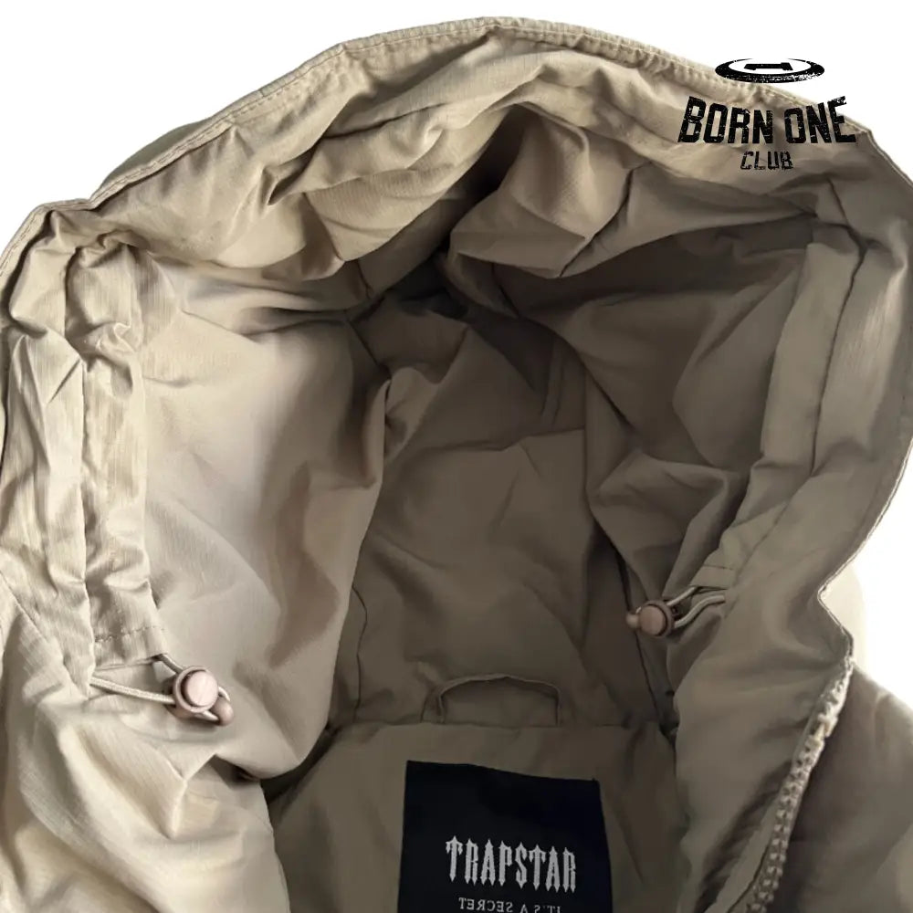 Jaqueta Trapstar Decoded Hooded Puffer 2.0 Brindle