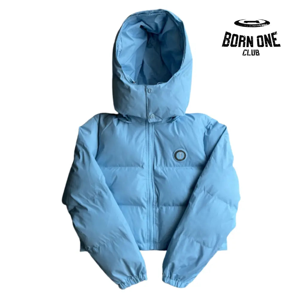Jaqueta Trapstar Feminina Irongate Detachable Hooded Puffer Baby Blue P