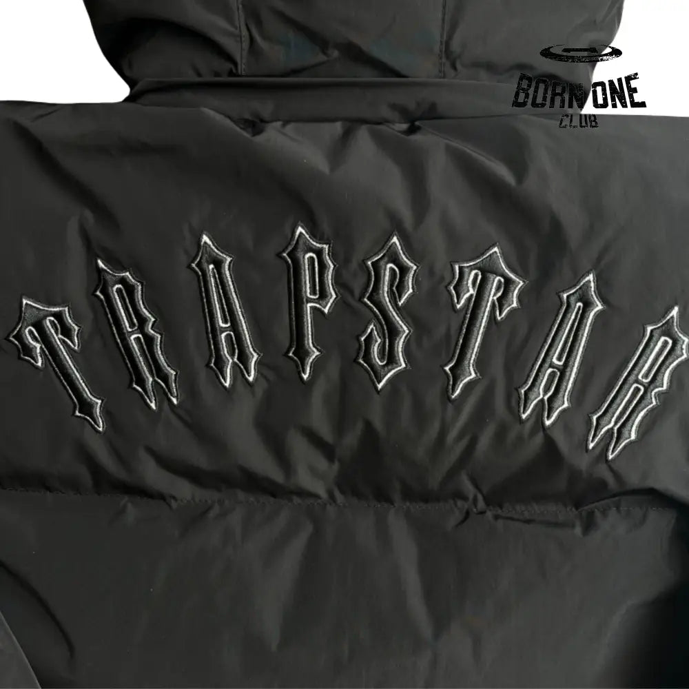 Jaqueta Trapstar Feminina Irongate Detachable Hooded Puffer Black