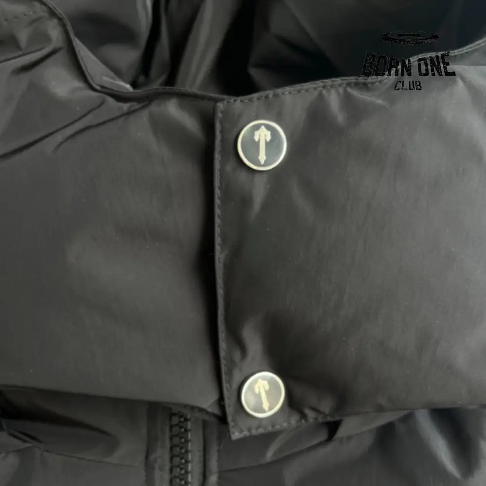 Jaqueta Trapstar Feminina Irongate Detachable Hooded Puffer Black