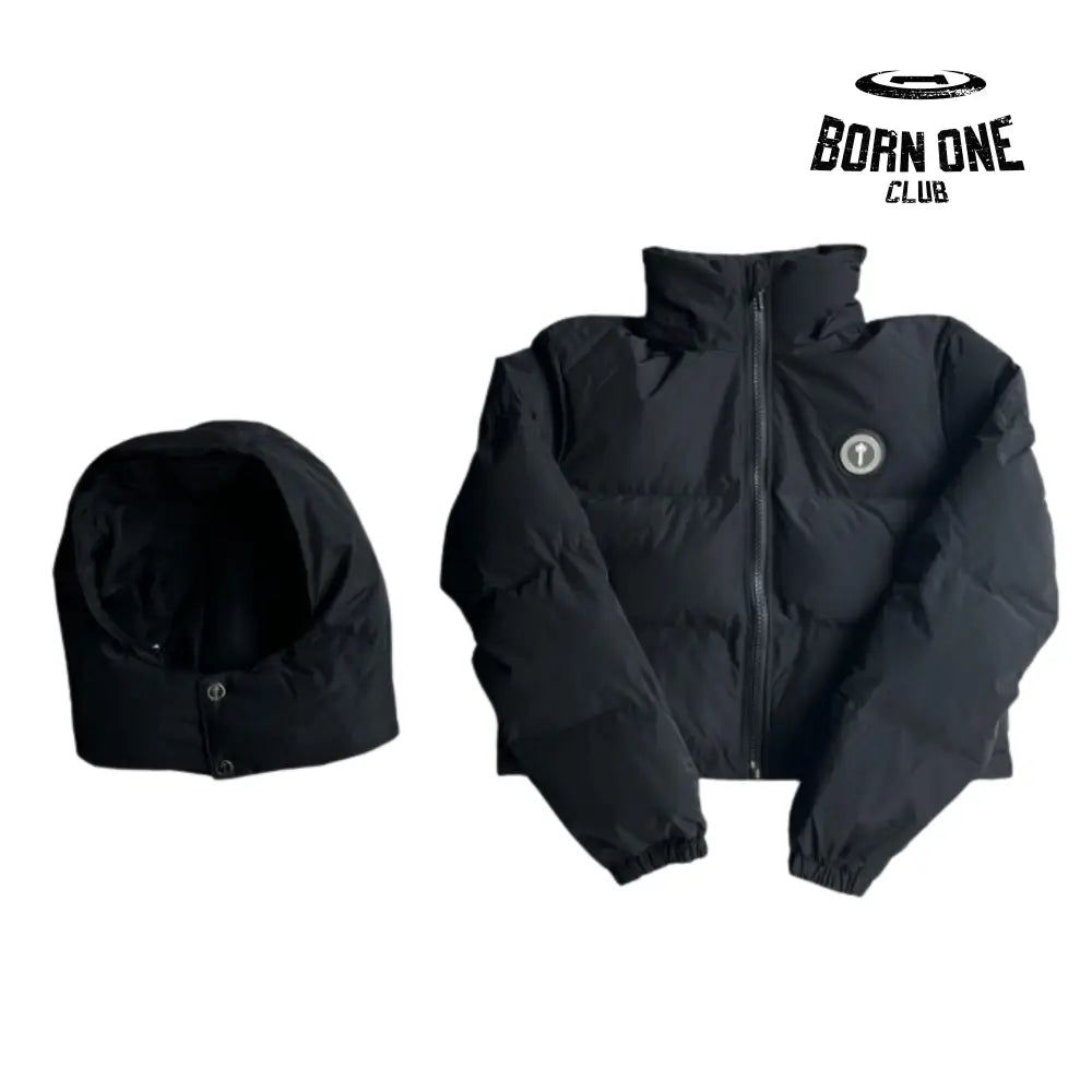 Jaqueta Trapstar Feminina Irongate Detachable Hooded Puffer Black