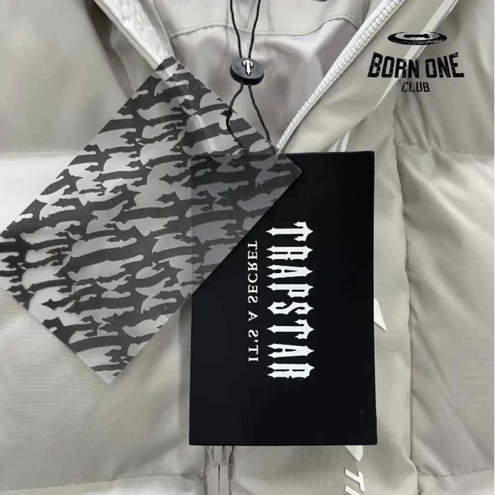 Jaqueta Trapstar Hyperdrive Technical Puffer Light Grey