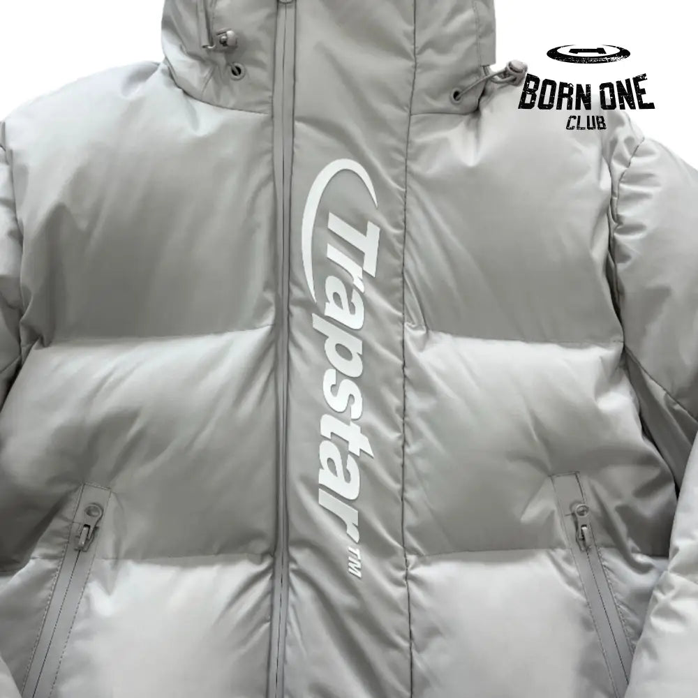 Jaqueta Trapstar Hyperdrive Technical Puffer Light Grey