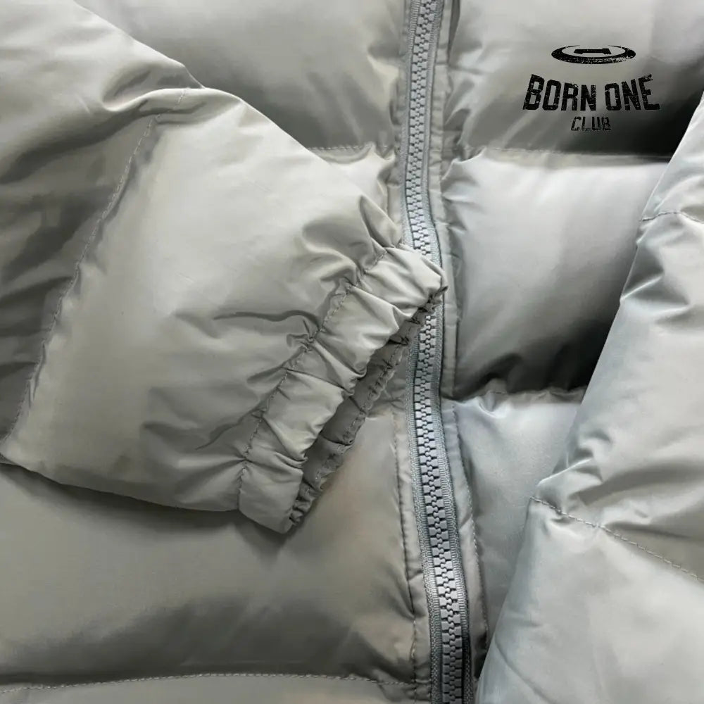 Jaqueta Trapstar Light Grey & Red Hyperdrive 2.0 Bomber
