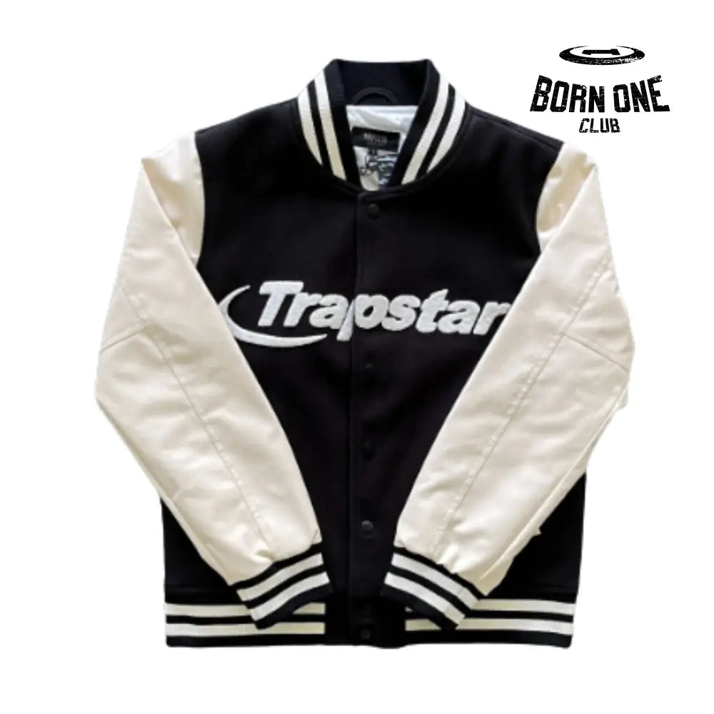 Jaqueta Trapstar Synthetic Leather Varsity P