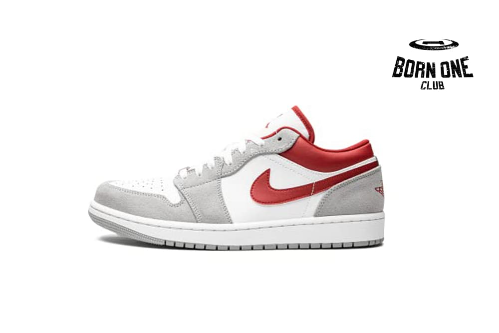 Jordan 1 Low SE Light Smoke Grey Gym Red DC6991-016