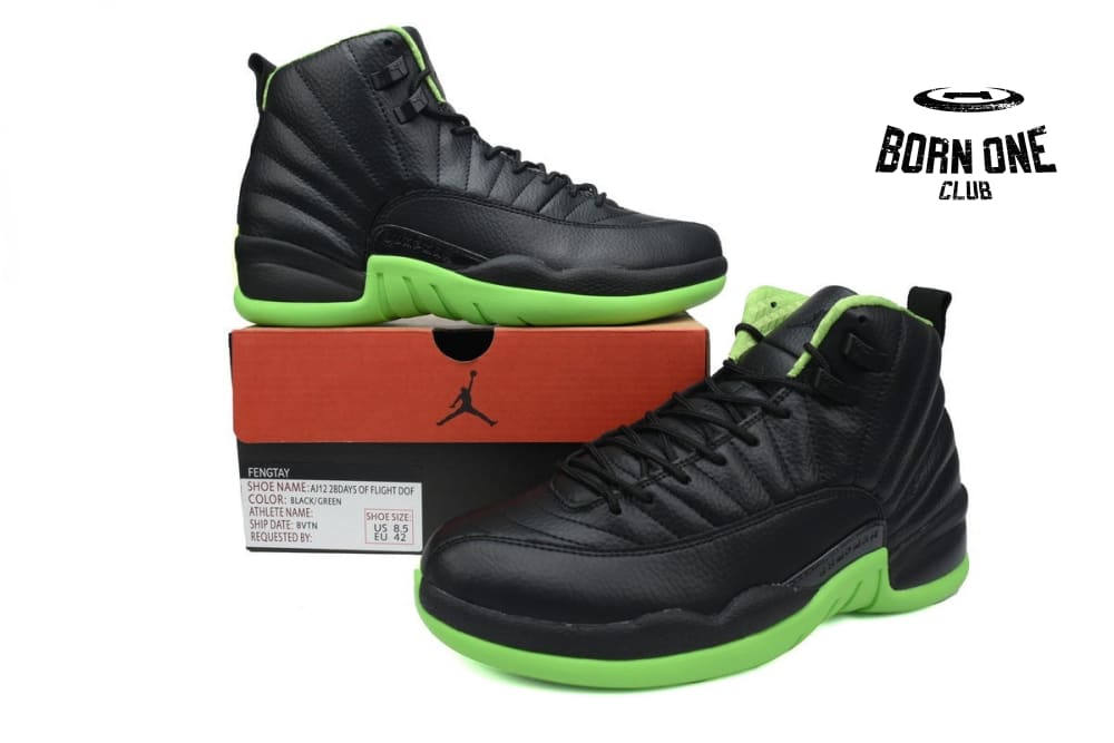 Jordan 12 Retro Black Green