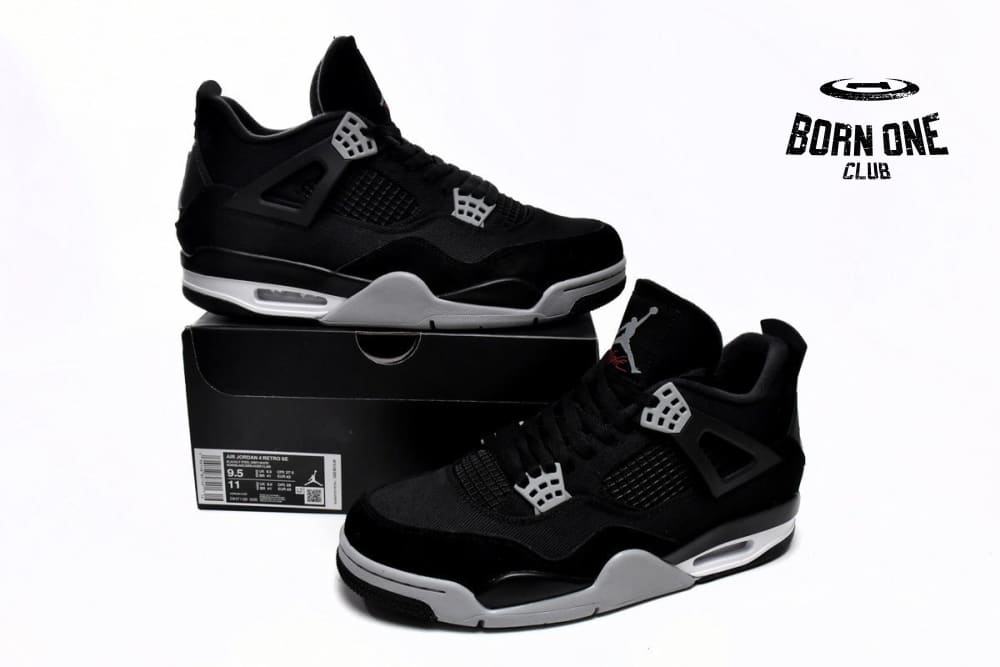 Jordan 4 Retro SE Black Canvas DH7138-006
