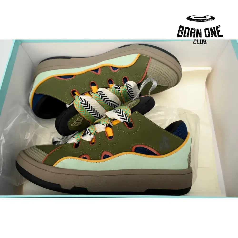 LANVIN White Ladies Brown Green