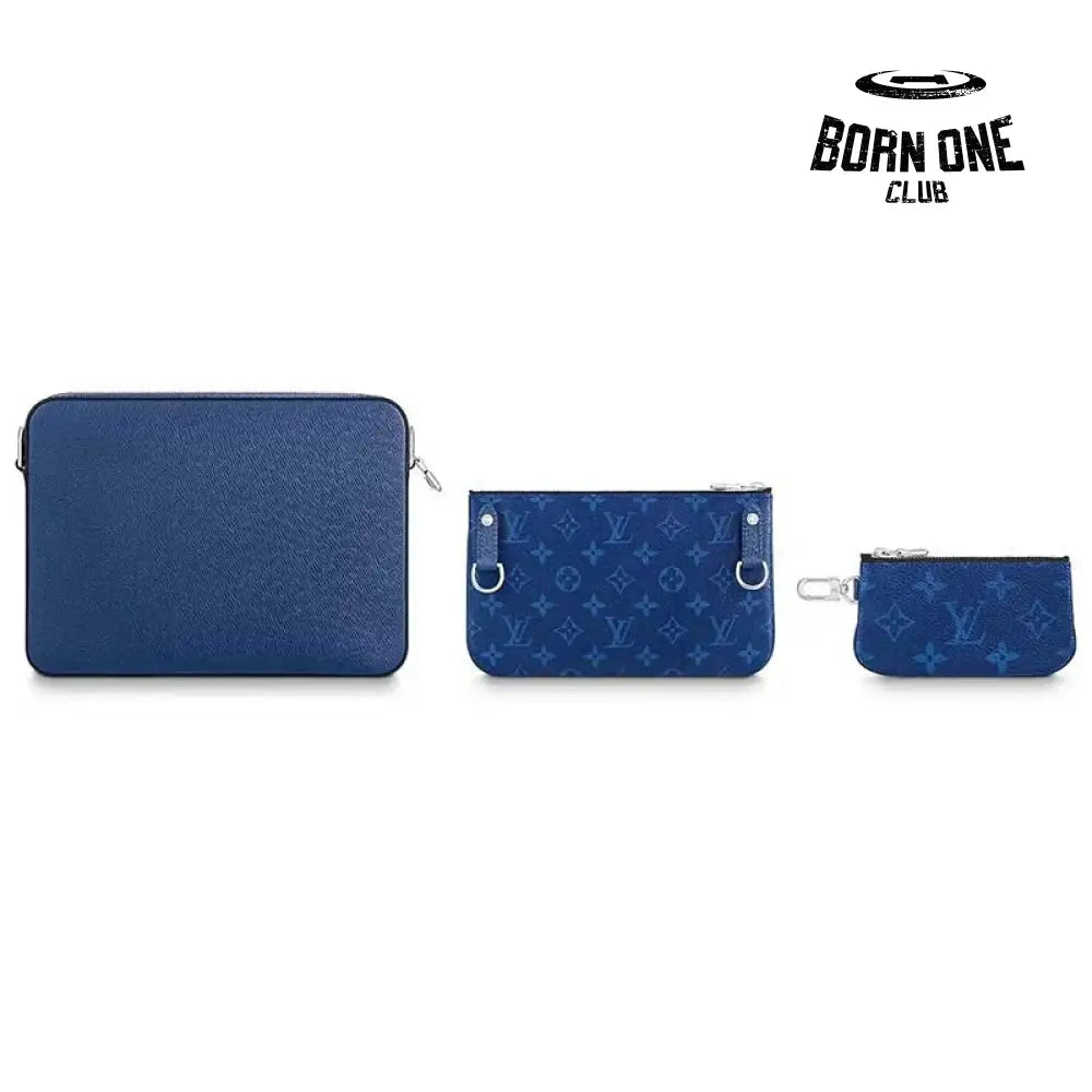 Louis Vuitton Bag Trio Messenger Cobalt Blue Bolsa