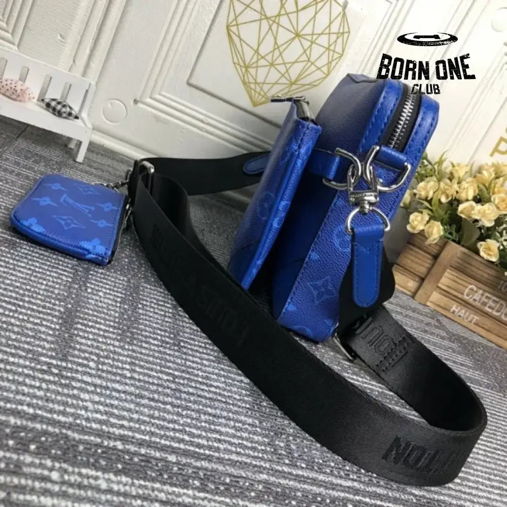 Louis Vuitton Bag Trio Messenger Cobalt Blue Bolsa
