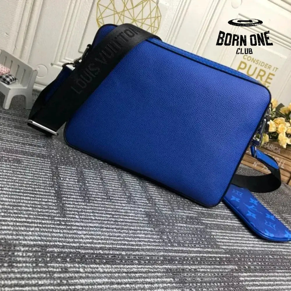 Louis Vuitton Bag Trio Messenger Cobalt Blue Bolsa