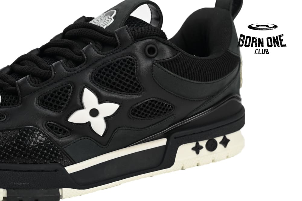 Louis Vuitton LV Skate Sneaker Black White 1AARR2