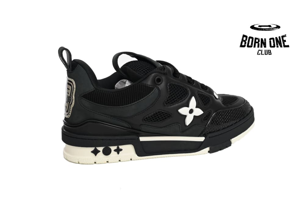 Louis Vuitton LV Skate Sneaker Black White 1AARR2