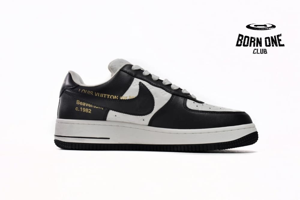 Louis Vuitton x Nike Air Force 1 Low By Virgil Abloh White Black