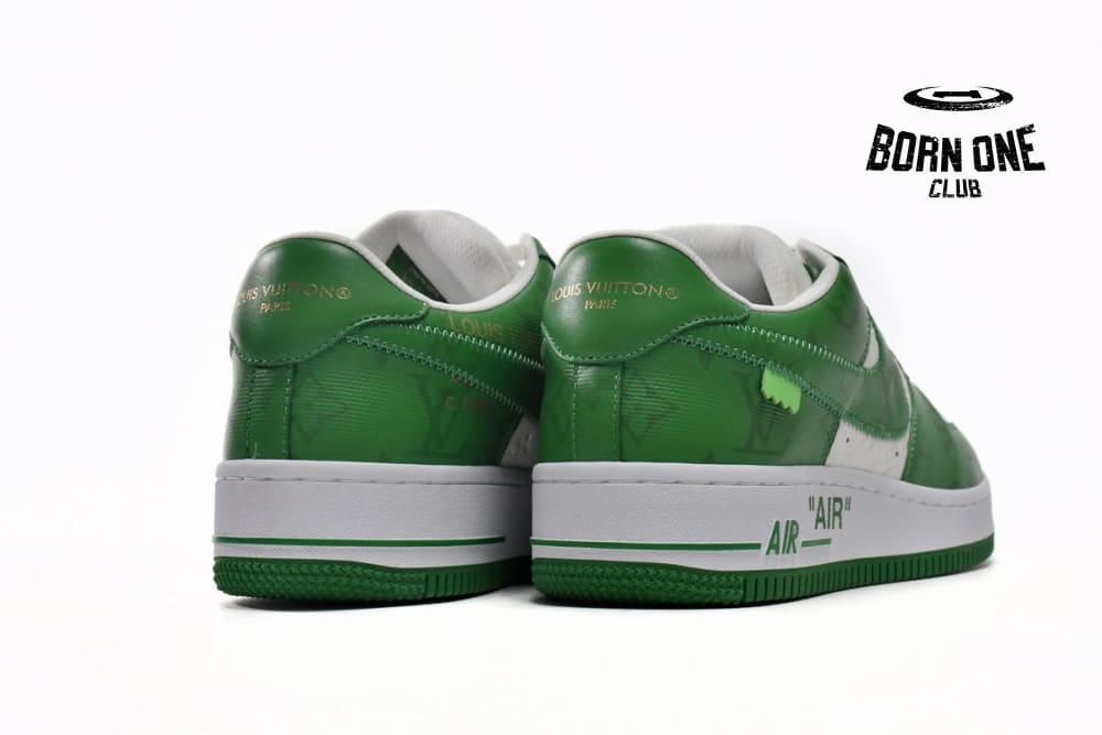 Louis Vuitton x Nike Air Force 1 Low By Virgil Abloh White Green