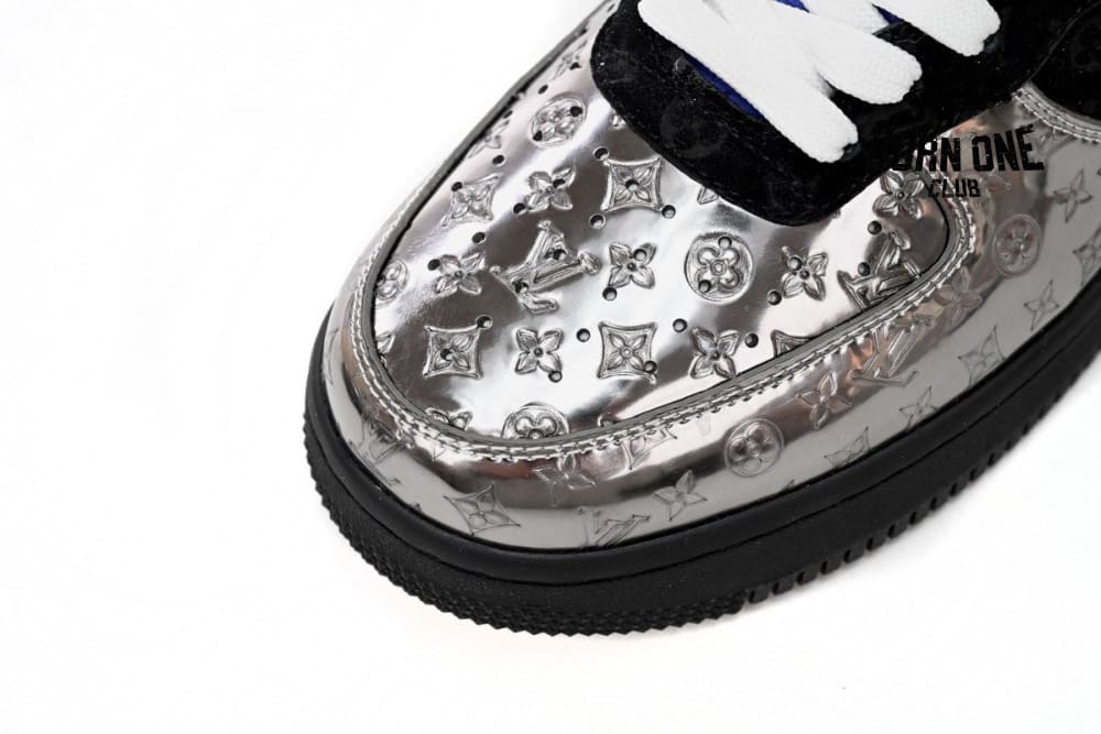 Louis Vuitton x Nike Air Force 1 Low Silver Yellow 1A9VCH