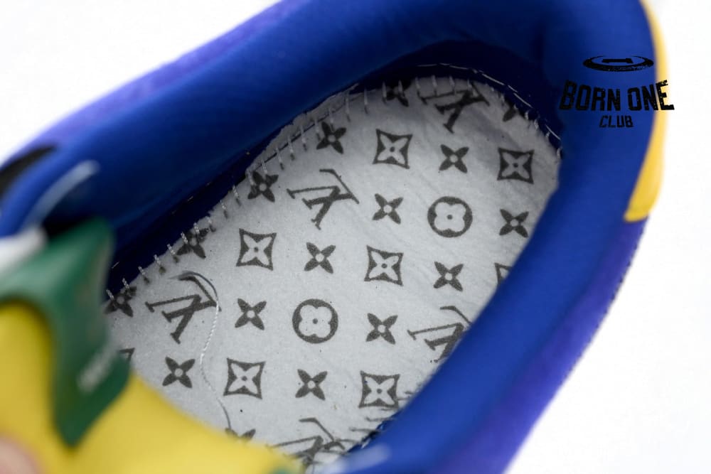 Louis Vuitton x Nike Air Force 1 Low Silver Yellow 1A9VCH
