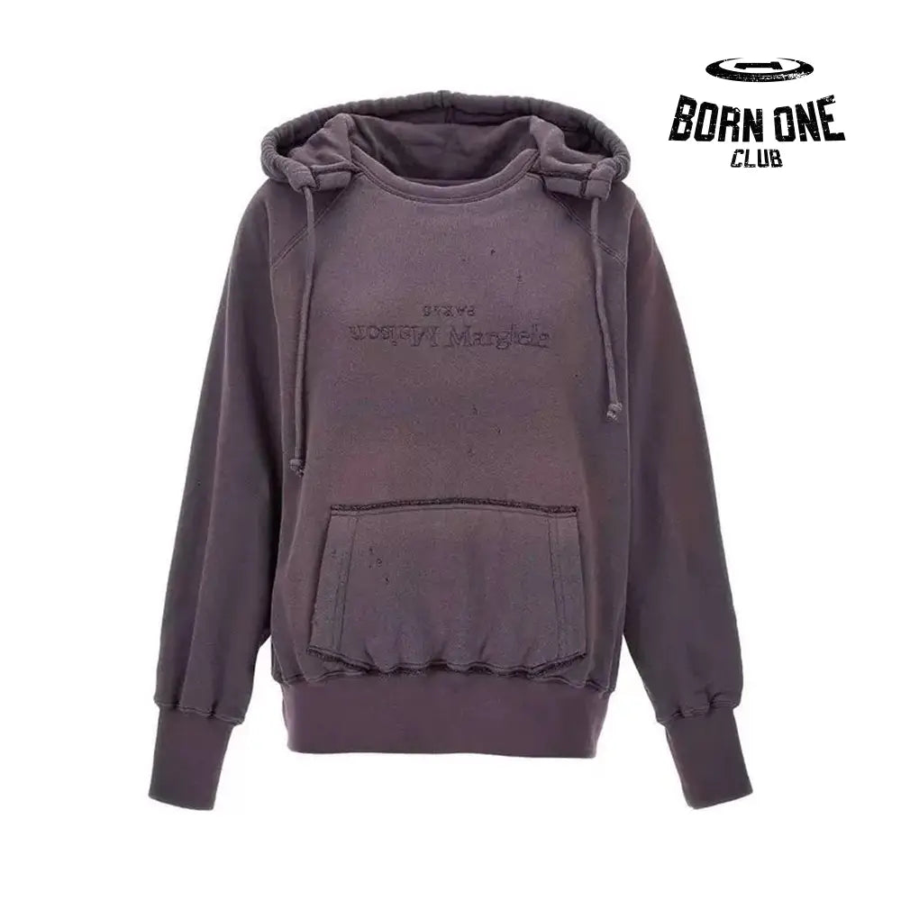 Maison Margiela Reverse logo hooded sweatshirt Moletom