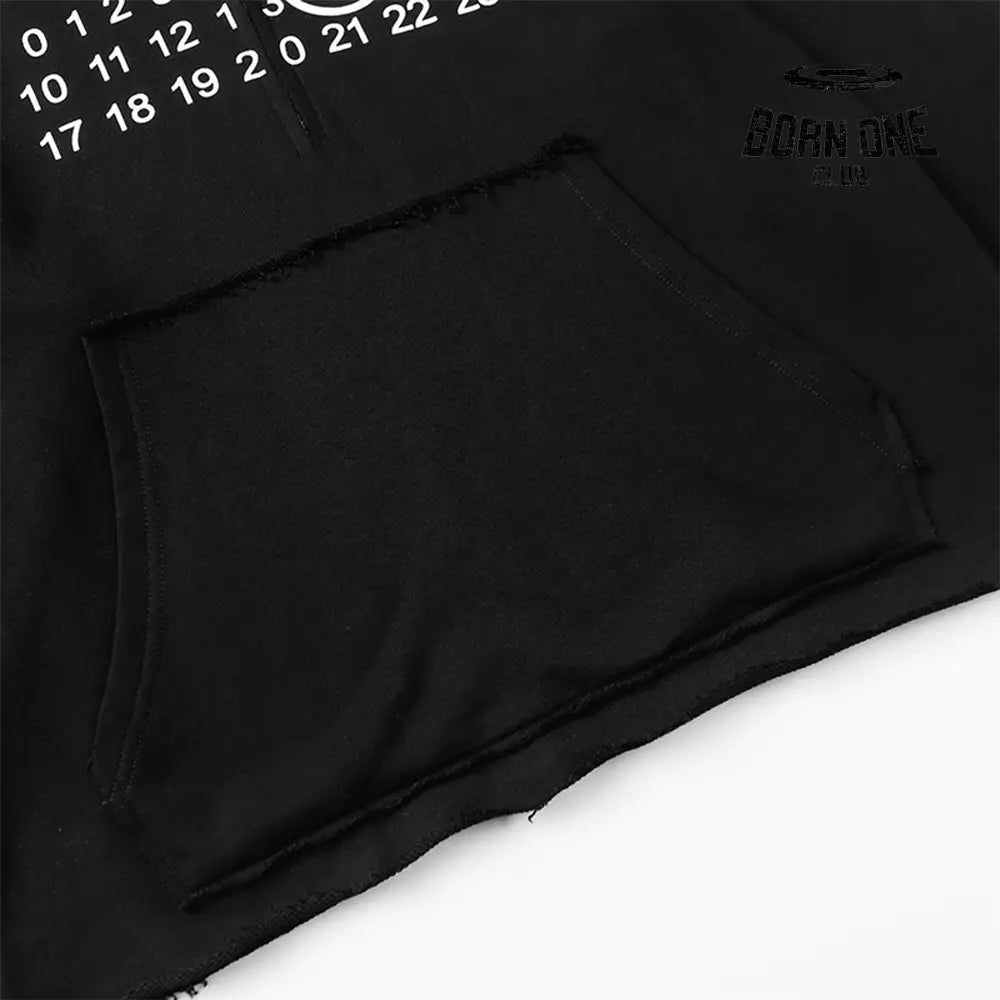 MaisonMargiela MM6 Zip Hooded sweatshirt Moletom