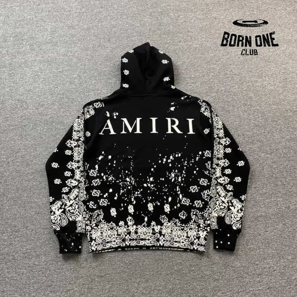 Moletom Amiri Bandana Bleach All Over