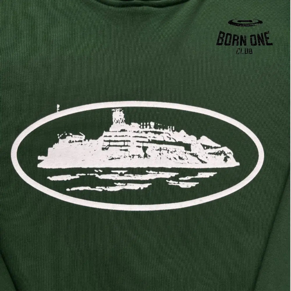 Moletom Corteiz Alcatraz Basic Hoodie Green