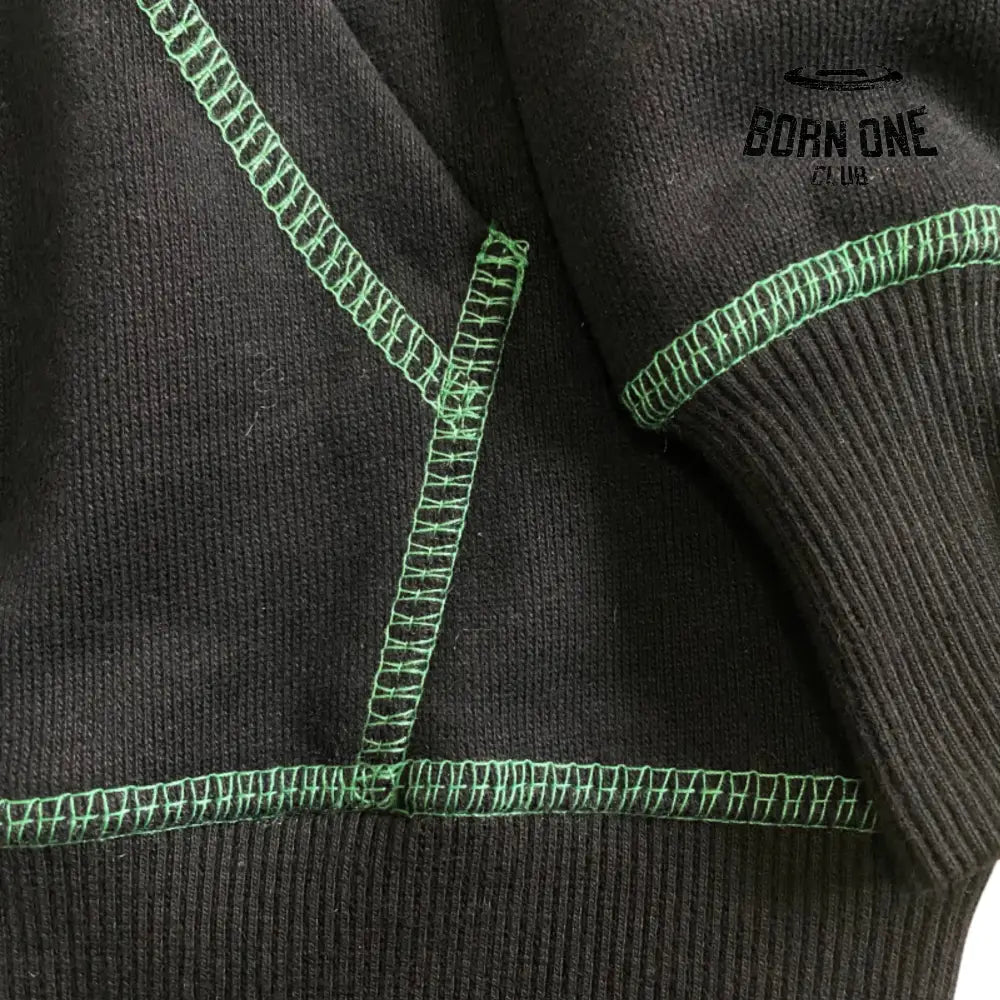 Moletom Corteiz Alcatraz Hoodie Black & Green
