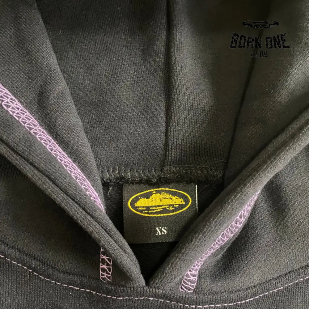 Moletom Corteiz Alcatraz Hoodie Black & Purple