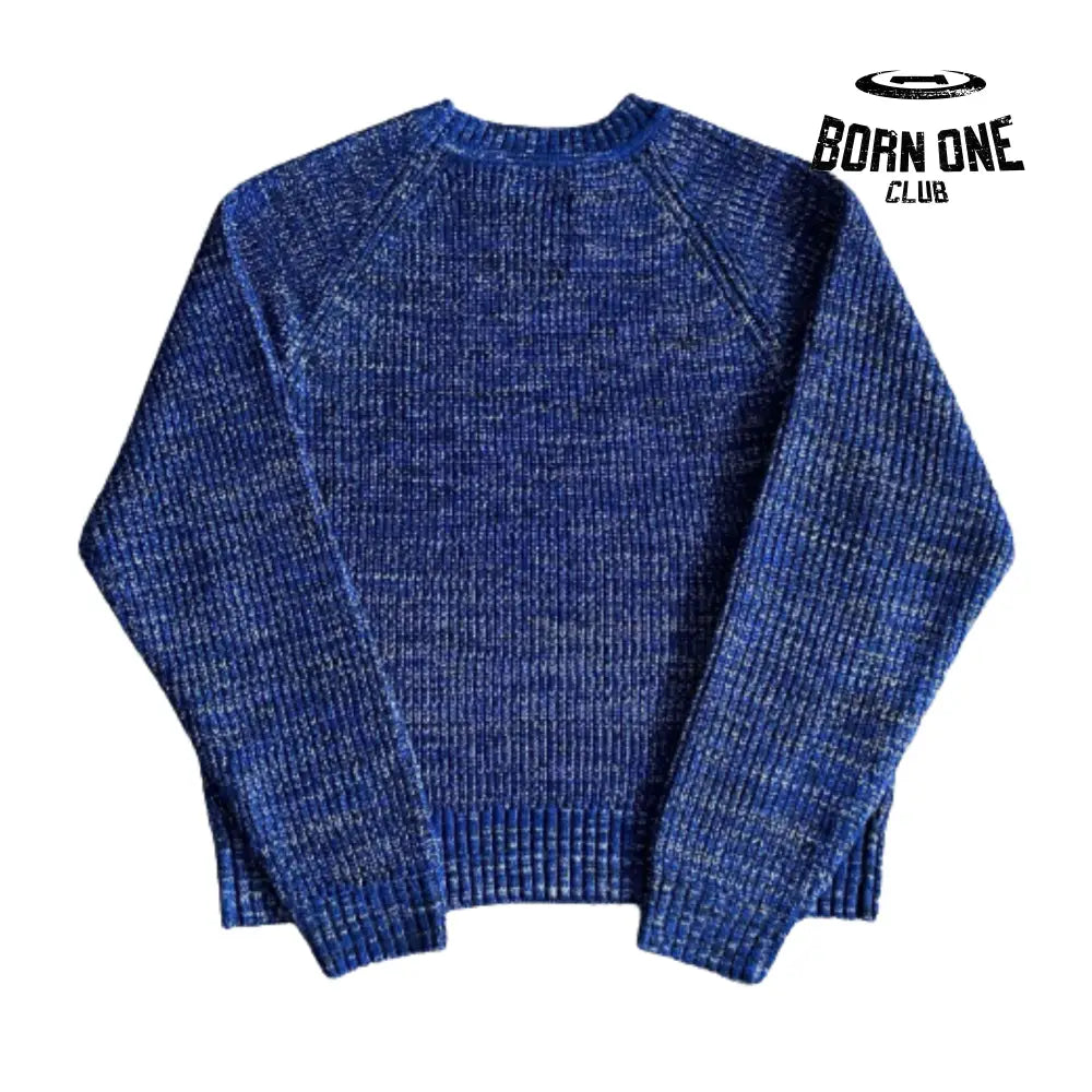 Moletom Corteiz Mixed Yarn Allstarz Sweater Blue